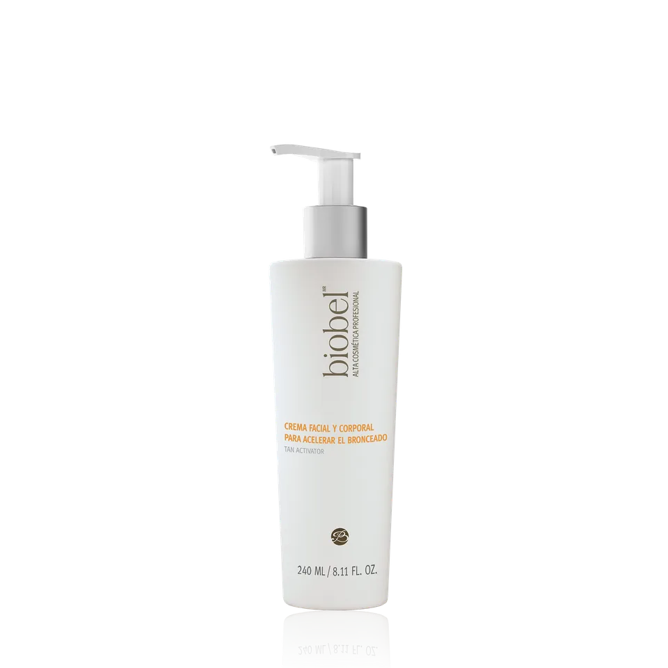 Crema Facial y Corporal para Acelerar el Bronceado 240 ml