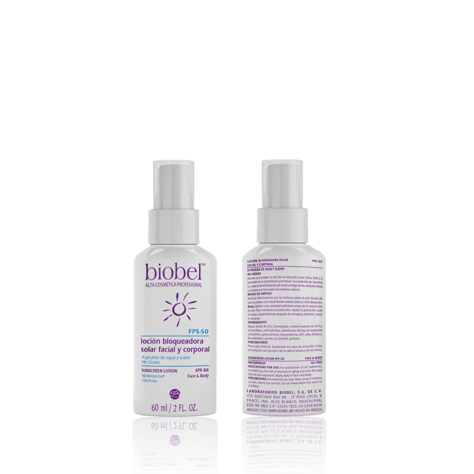 Loción Bloqueadora Solar FPS 50 60 ml